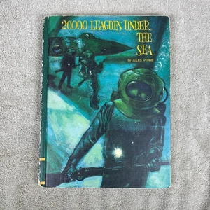 20,000 Leagues Under the Sea (Complete/Unabridged) - Vintage 1968 GOOD hardcover - Foto 1 di 6