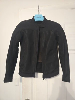 Chaqueta de malla para moto Dainese negra Sevilla Air Tex para mujer - talla 42 (MEDIANA) Foto 1 de 3