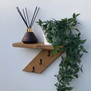 Entryway Key Hook Shelf, Key Shelf, Floating Shelf - Picture 1 of 7