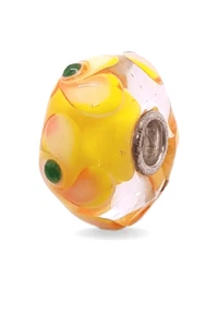 Cuenta única de flor naranja y amarilla #1071 - Imagen 1 de 1
