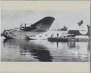BOEING FLYING BOAT 1930'S HAND PRINTED SILVER HALIDE PHOTOGRAPH ON 8X10" MATT - Picture 1 of 1