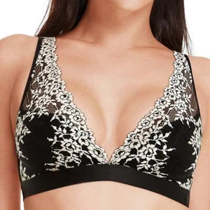 Wacoal Set Embrace Lace Soft Cup Wireless Bra 852191 Size36 & Bikini64391 Size S - Picture 1 of 3