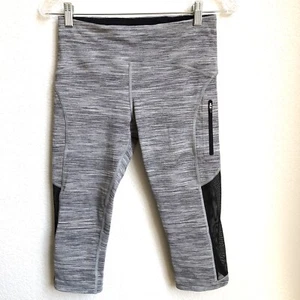 Lululemon Sun Runner kurze Leggings tiefgrau/schwarz Größe 6 Damen gebraucht, in einwandfreiem Zustand - Bild 1 von 10