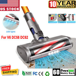 Floor Head Brush For Dyson V6 DC58 DC62 DC59 Handheld Cordless Vacuum Cleaner 