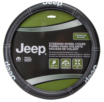 Best Jeep Accessories Grand Cherokee Compass Renegade Steering Wheel Cover - Image 1 of 4