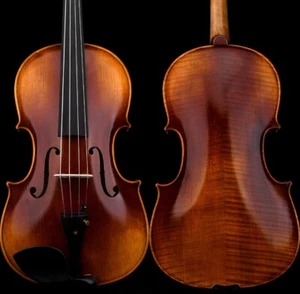 T30+ Master Antique Stradivari Style Viola 16" Two PCs European Wood Sweet Tone - Picture 1 of 17