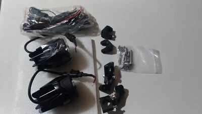 FARETTI SUPPLEMENTARI LED  FENDINEBBIA MOTO 12v 40w + cablaggio rele COPPIA FARI - Immagine 1 di 4