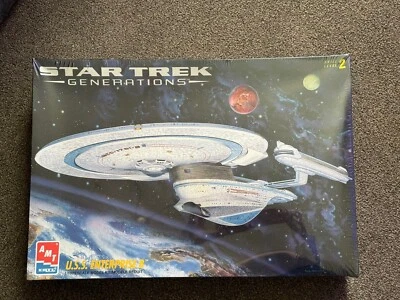AMT STAR TREK GENERATIONS U.S.S. ENTERPRISE B MODEL KIT,  SEALED - Image 1 of 4
