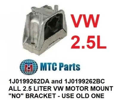 MONTAJE MOTOR; CALIDAD OE PARA 2.5 VW GOLF, PASSAT, RABBIT, JETTA con 2.5 Foto 1 de 2