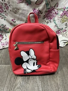 Small Red Disney Backpack Minnie Mouse - L 30 x H 26cm - Picture 1 of 8