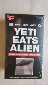 New Yeti Meets Alien Card Game Sealed GC - Picture 1 of 2