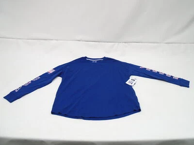 VOLCOM H3602200 USST MENS LONG SLEEVE TEE SHIRT BLUE X-SMALL - Image 1 of 4