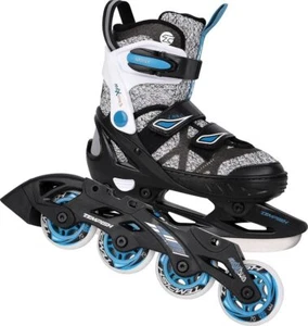 Tempish ZB 41 Kinder Inliner 2 in 1 Duo Inlineskates und Schlittschuhe Gr.33-36 - Bild 1 von 1