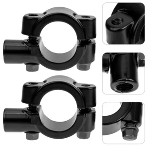 2 Pcs Mirror Bracket Fitness Motorcycle Brackets Motorbike Accessories - Photo 1 sur 12