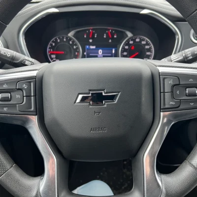 Precut Bowtie Steering Wheel Decal for Chevy Silverado 14-24 Gloss Matte Carbon - Image 1 of 2