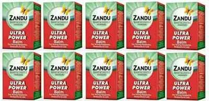 10 x Zandu Ultra Power Balm Herbal 8 ml Free Shipping ( 10 x 8 ml ) Free Ship - Picture 1 of 5
