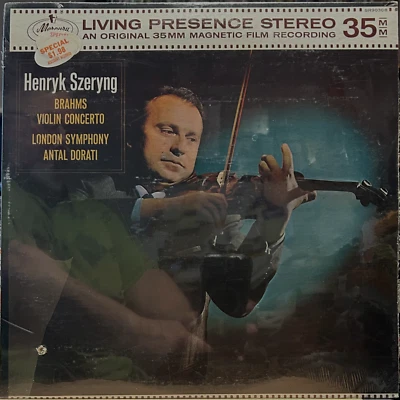MERCURY LP SR90308: Brahms - Violin Concerto - SZERYNG, Dorati - 1962 US SEALED - Image 1 of 3