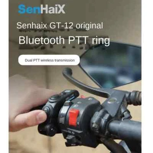 GT-12 SenHaix PTT Bluetooth Adapter For Motorcycle Riding Wireless Transmitter - Zdjęcie 1 z 11