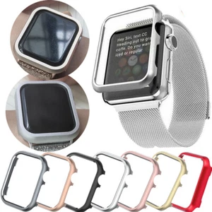 Estuche protector con marco de reloj de aluminio para parachoques para Apple Watch Series 7654321 - Imagen 1 de 16