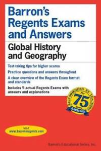 Global History and Geography (Barron's Regents Exams and Answers Books) - Good