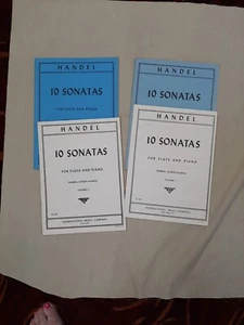 10 Sonaten für Flöte & Klavier Band 1 & 2 von Händel 1968 - Bild 1 von 1