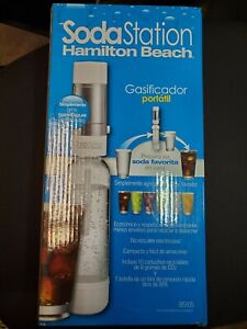 Soda Station Hamilton Beach Hand Held Carbonated Soda Maker 85105