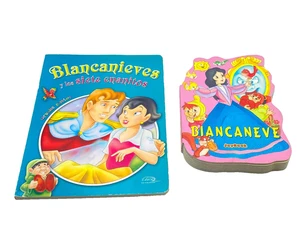 2 Spanish Boardbooks-Blanca Nieves Y Los Siete Enanitos+Blancaneve - Picture 1 of 21