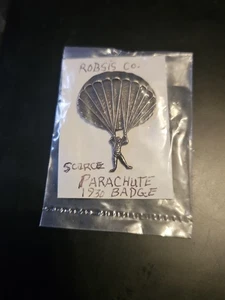 Robbins Co. Parachutist Badge / Airborne WWII era Rare Scarce Sterling - Picture 1 of 1