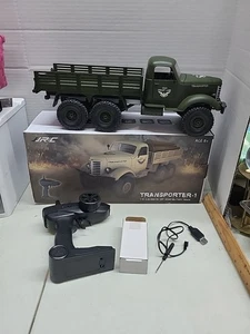 Camión militar todoterreno Transporter-1 6x6 RC, caja abierta nuevo probado funcionando  - Imagen 1 de 13