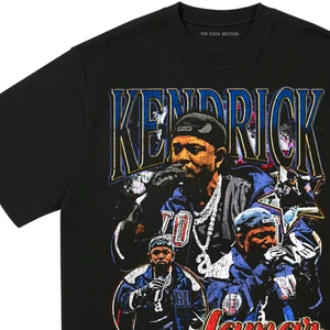 KENDRICK LAMAR T-SHIRT graphic rap tee hip hop super bowl tour drake sza j cole - Picture 1 of 4