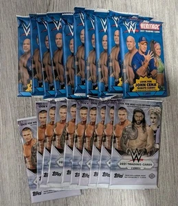 2017 2021 Topps Heritage WWE Wrestling Trading Cards 20 Pack Lot - Foto 1 di 1