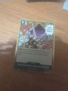 One Piece : Legacy of the Master FOIL OP12-037 –Demon Aura Nine Sword Style Rare - Foto 1 di 1