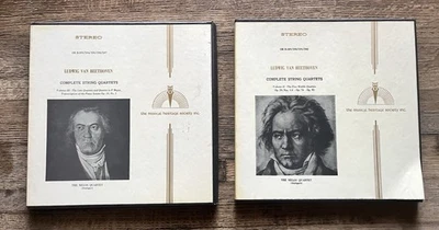 Ludwig Van Beethoven Complete String Quartets 2 Box Sets - 9 LP’s  - Image 1 of 3