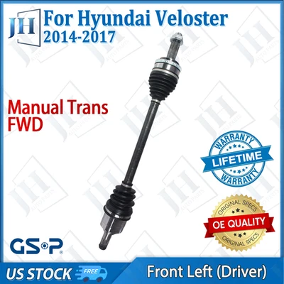 Eje CV conductor delantero izquierdo OE para Hyundai Veloster L4 14-17 1,6 L tracción delantera manual Foto 1 de 4