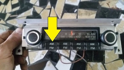 Rolls Royce Silver Shadow Radio Front Station Memory Button Replacement AM FM Foto 1 de 4