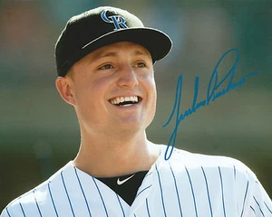 GFA Colorado Rockies JORDAN PACHECO Signed 8x10 Photo J2 COA - Picture 1 of 2