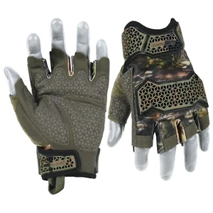 HANDLANDY Fingerless Work Gloves for Men,Tactical Mechanics Gloves - Picture 1 of 21