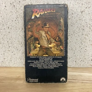 Raiders of the Lost Ark VHS 1981 Movie - Box Shows Wear - Picture 1 of 9