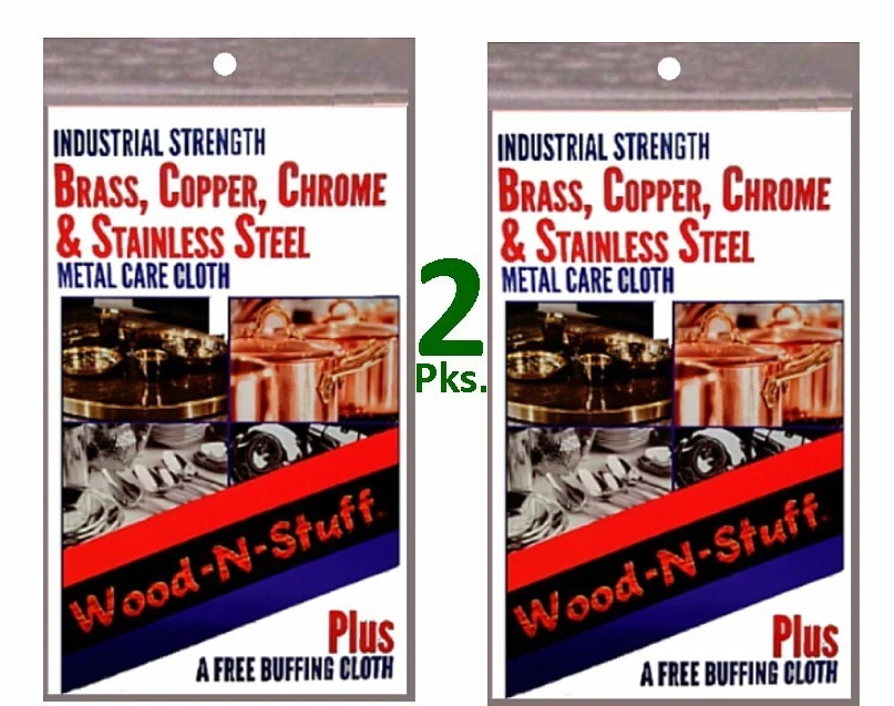 Paño de pulido y pulido de latón (2) marca Blitz industrial ~ trapo deslustrador Foto 1 de 4