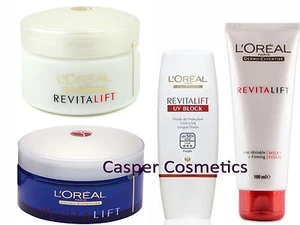 Loreal RevitaLift Day Night AntiWrinkle Cream Milky Foam or UV Green Makeup Base - Picture 1 of 1