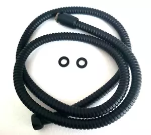 Aquarius 57-Inch Metal Twist-Free Hand Shower Hose, Matte Black - Picture 1 of 4