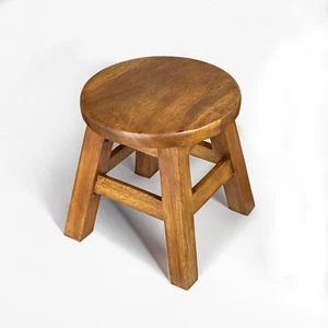handmade Solid Wooden Stool/Childs Stool/Plant Stand/stepstool 10"x10"x10" - Picture 1 of 3