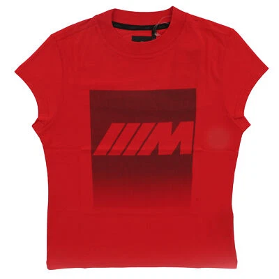 宝马女式红色T恤小号 — 第 1/4 张图片