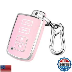 QBUC for Toyota Key Fob Cover, Smart Key Shell Case for Toyota Sequoia Highla - Picture 1 of 5