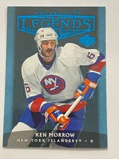 🏒  2005-06 Upper Deck Artifacts Hockey Blue Parallel #136 Ken MORROW #'d/75 🏒