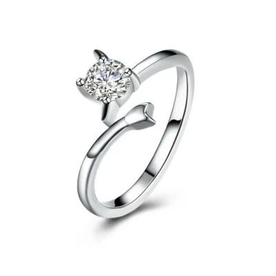 18K White-Gold Plated Zodiac Signature Rings *FREE UK Shipping & FAST Dispatch* - Image 1 of 4