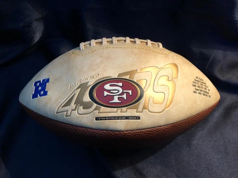 Vintage 2000 NFL San Francisco 49ers Limited Edition Football Ball Cover