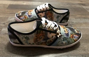 The Bradford Exchange Wildlife Panda Shoes Sneakers John Seerey-Lester Size 7.5 - Picture 1 of 10