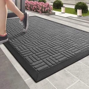 Commercial Entrance Floor Mat Carpet Rug Rubber No Slip Indoor Outdoor Heavy Dut - Picture 1 of 20