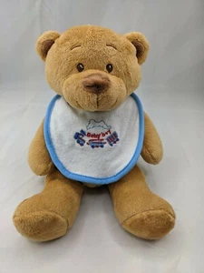 Peluche HugFun orso sonaglio bambino ragazzo bavaglino 11 pollici famiglia dollaro peluche giocattolo - Foto 1 di 6